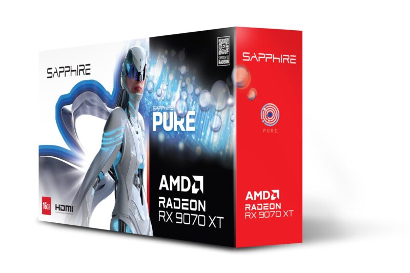 Sapphire RX9070XT 16GB Graphics Card (GPU), photo 1 of 1