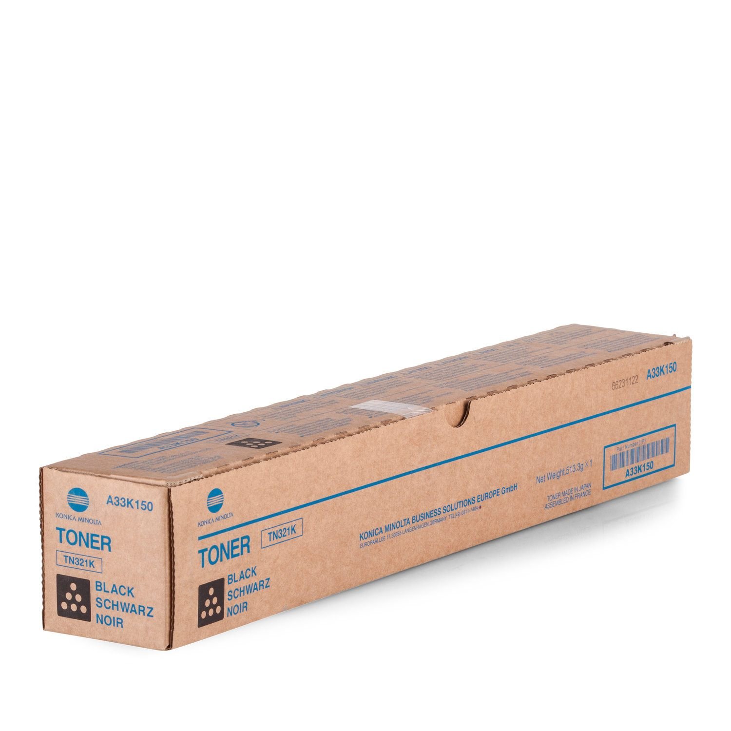 Konica Minolta TN321K Black Toner Cartridge