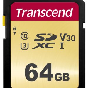 Flash SecureDigitalCard (SD)  64GB - Transcend 500S