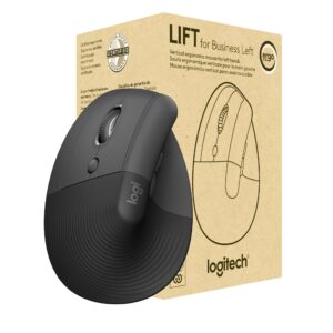 Logitech Lift for Business Mouse for left-handed users black