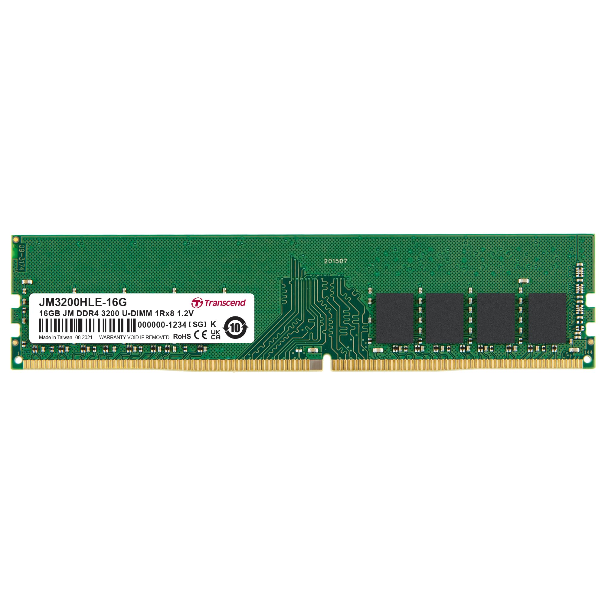 Transcend DDR4-RAM 16GB DDR4 Memory Module (RAM)