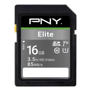 Flash SecureDigitalCard (SD) 16GB - PNY Elite