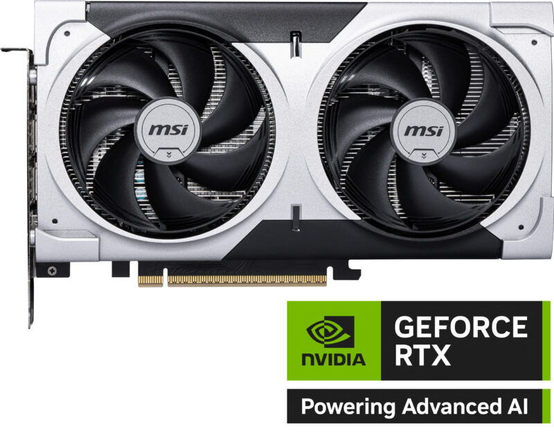 MSI RTX5060TI 8GB Graphics Card (GPU), photo 1 of 1