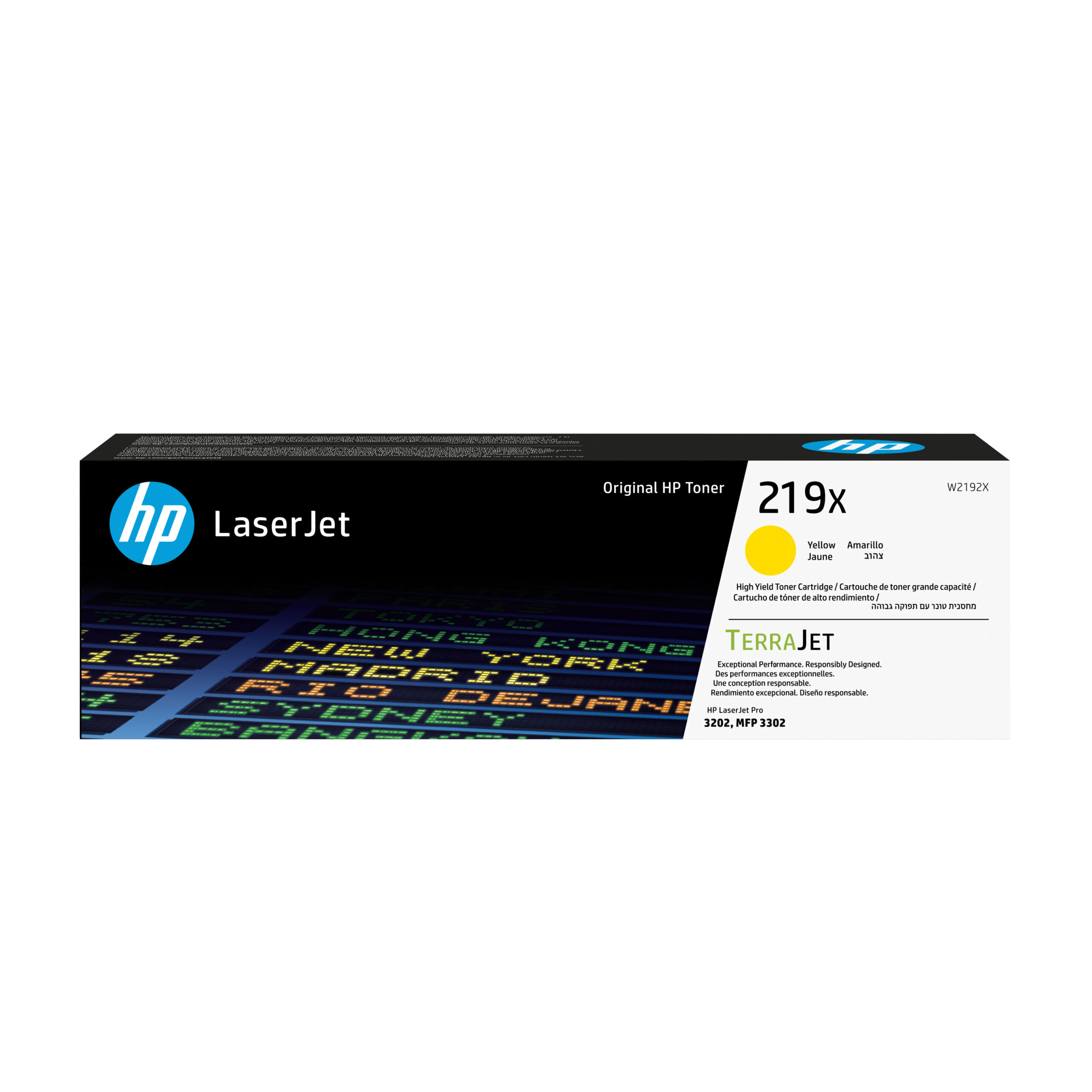 HP W2192X Yellow Toner Cartridge
