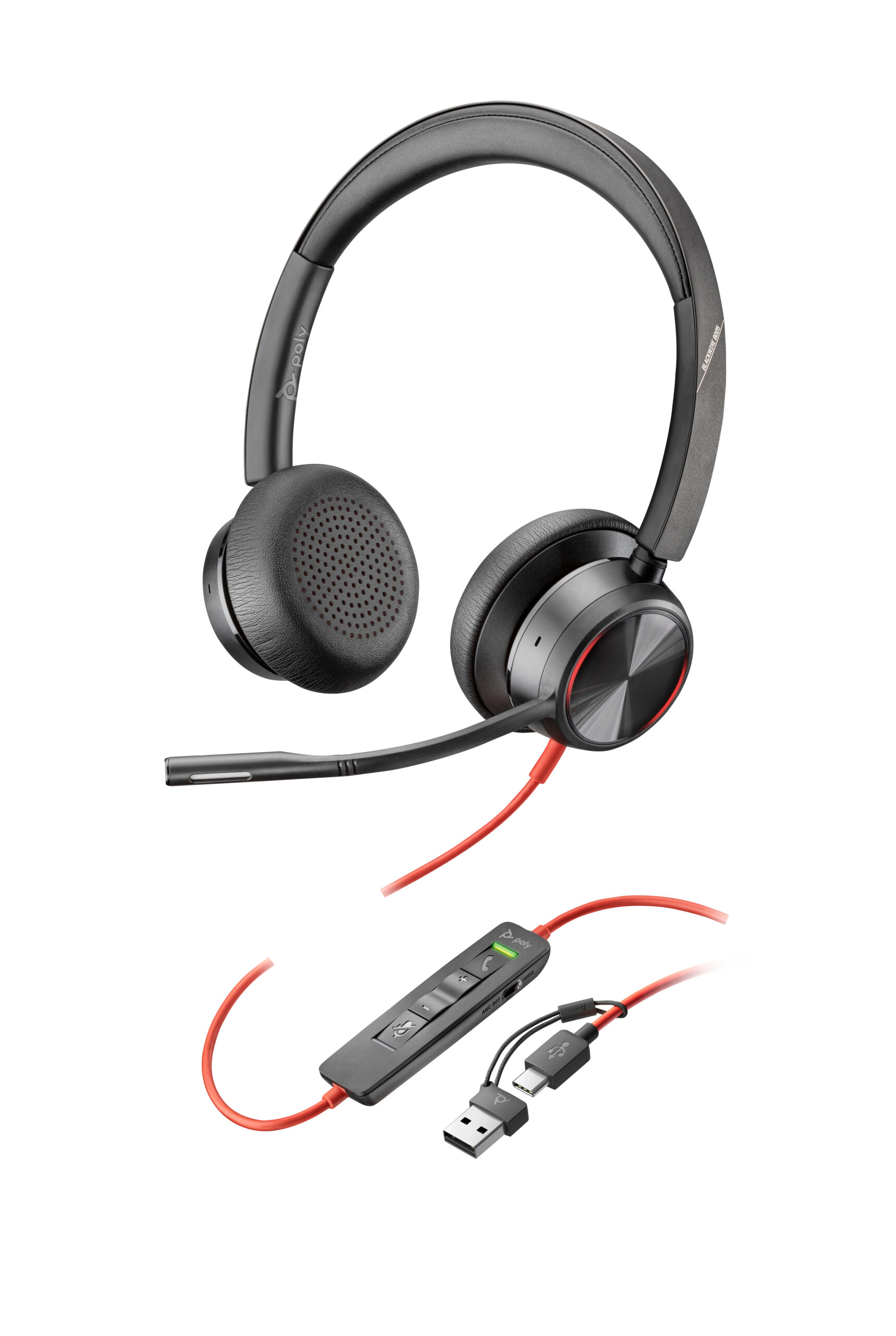 Poly Headset Blackwire 8225 8X223AA Black