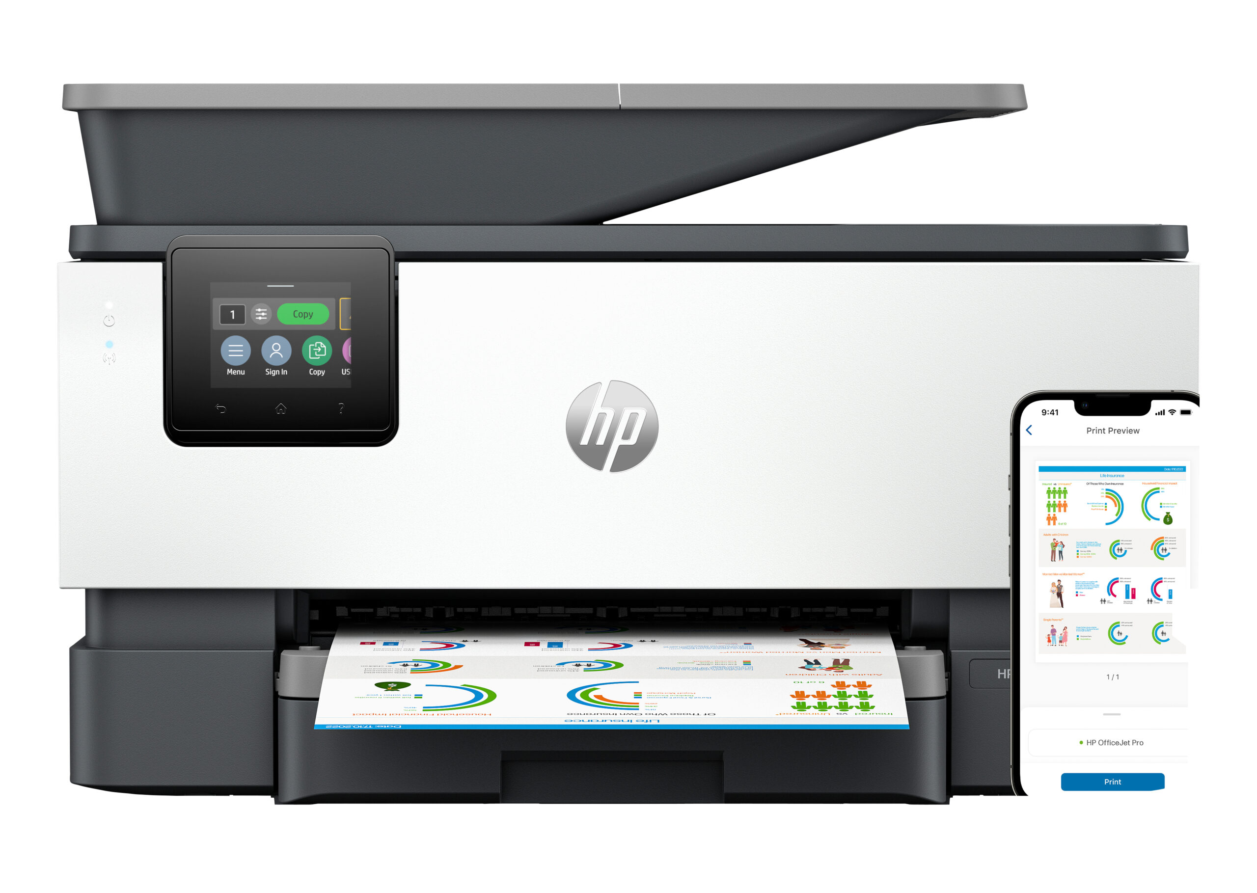 HP 9120B Inkjet Printer