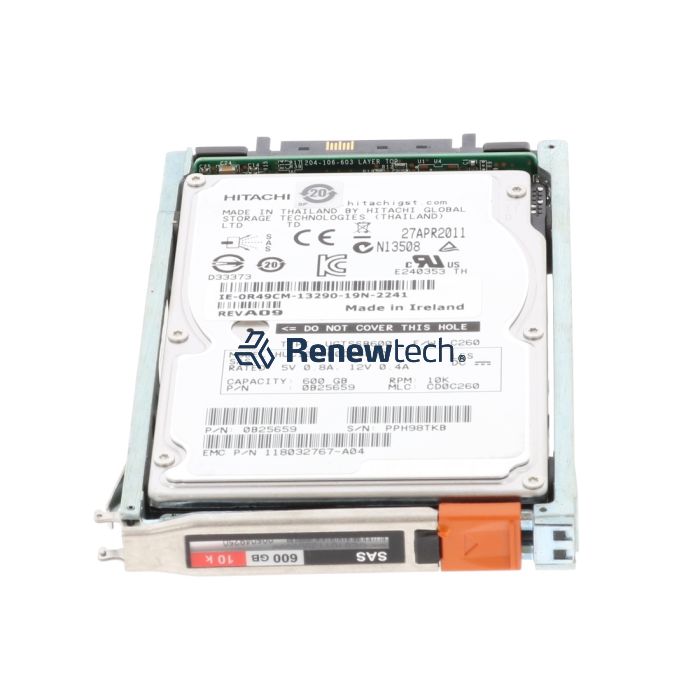 Dell EMC VNXE3200 600GB SAS Hard Drive (HDD)