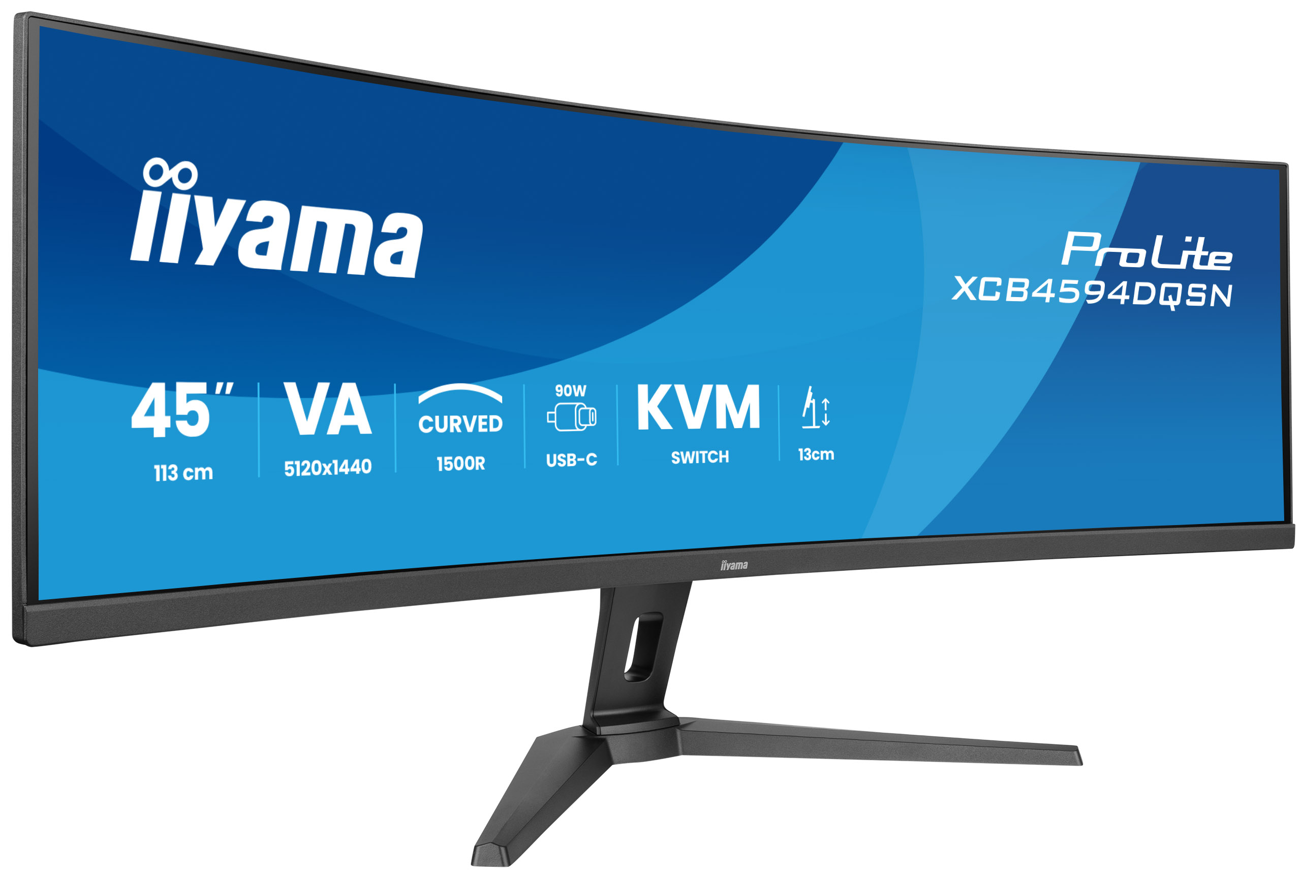 TFT 445113cm iiyama ProLite XCB4594DQSN schwarz 329 curved