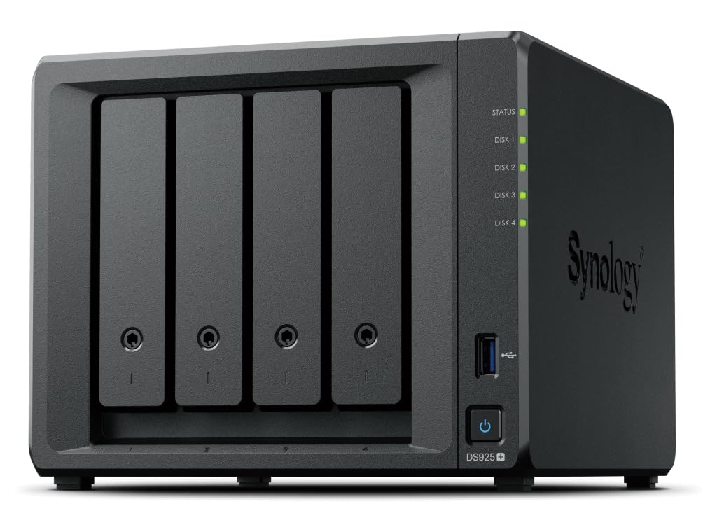 SYNOLOGY DS925 NAS-Server 4-Bay 4GB DDRSATARJ-45USB32