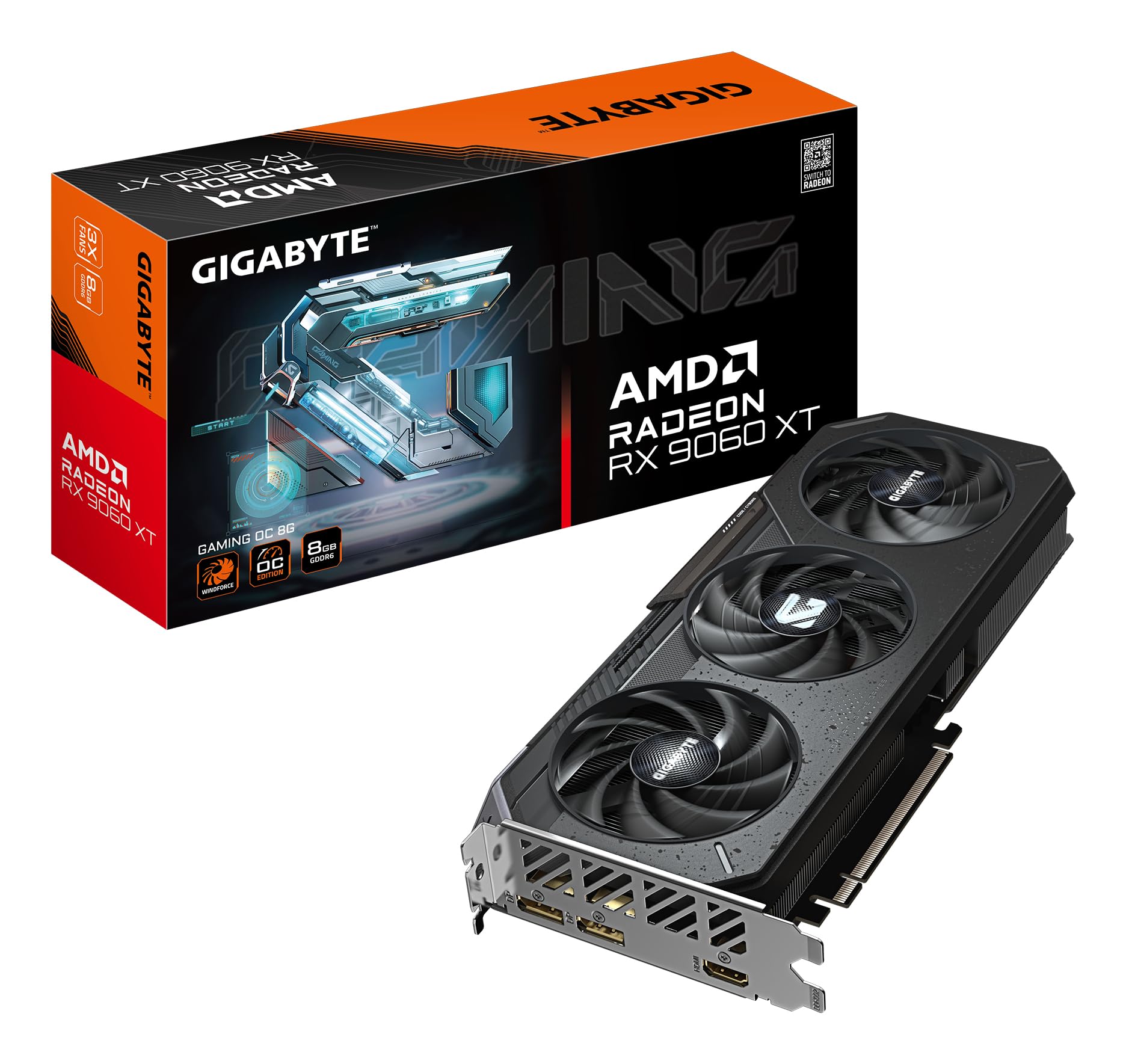 Gigabyte RX9060XT 8GB Graphics Card (GPU)