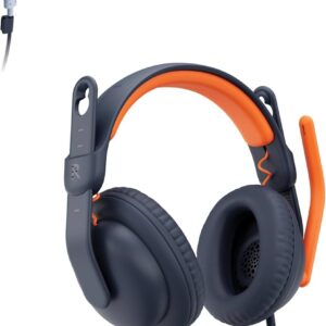 LOGITECH Headset Zone Learn USB-C Over-Ear blau orange