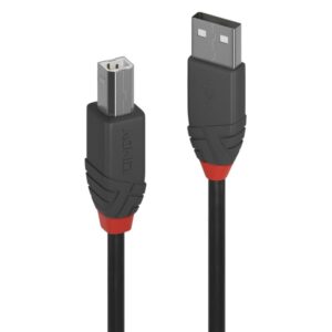 Lindy 75m USB 20 Type A to B Cable Anthra Line