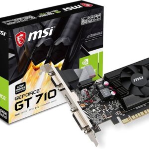 MSI GT 710 GRAPHIC CARD 2GB DDR3 PCIe 20 x16 LOW-PROFILE