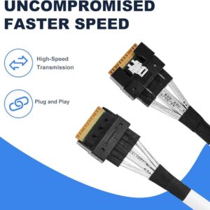 Microchip SFF8654 SATA Cable / Adapter