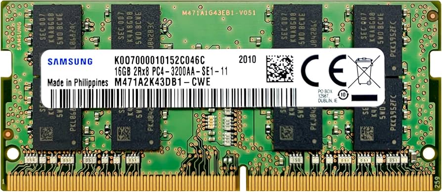 Samsung PC3200 16GB DDR4 Memory Module (RAM)
