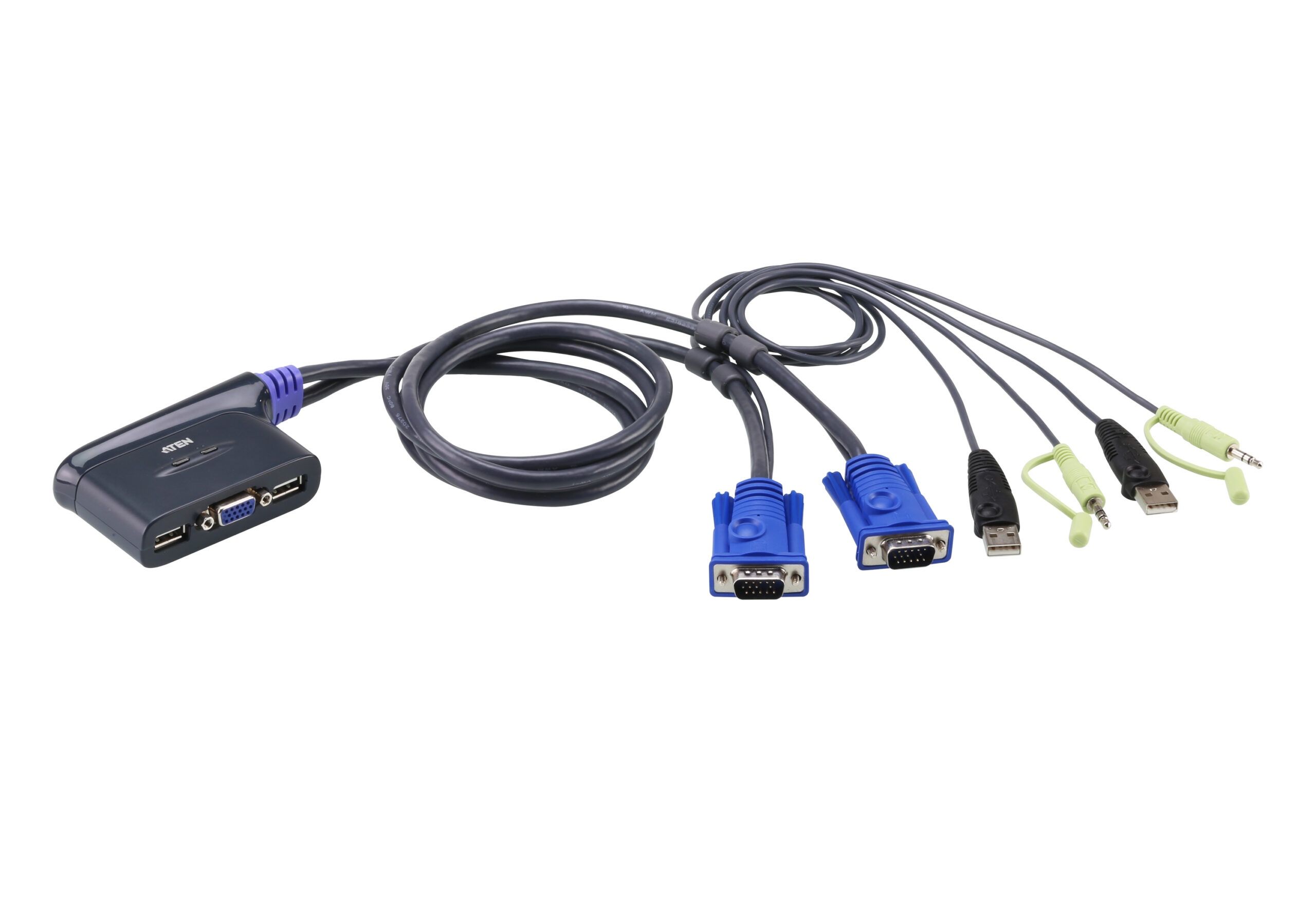 ATEN KVM-AUDIO-USB-SWITCH 2 x KVMAUDIOUSB 1 LOCAL USER