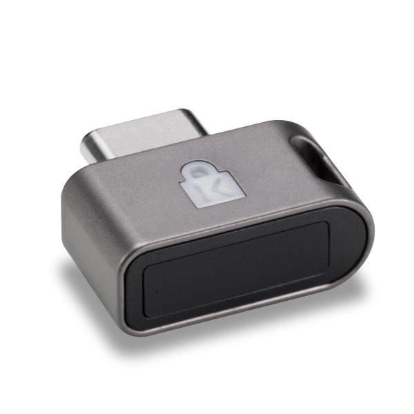 Kensington VeriMark Guard USB-C Fingerprint Security Key FIDO2 WebAuthn/CTAP2 & FIDO U2F Cross Platform