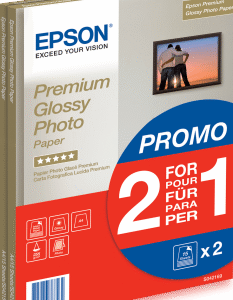 Epson Premium Glossy Photo Paper - A4 2x 15 Sheets