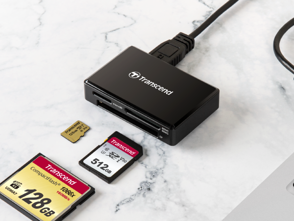 Transcend RDF8 Card Reader Black