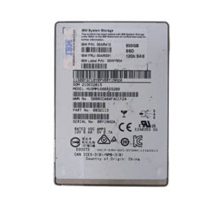 IBM SSD 800GB 25 SAS FLASH DRIVE