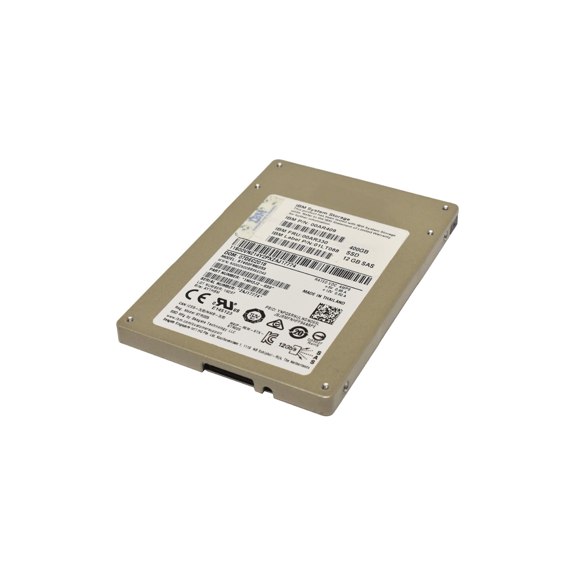 IBM 400GB 25 SAS SSD